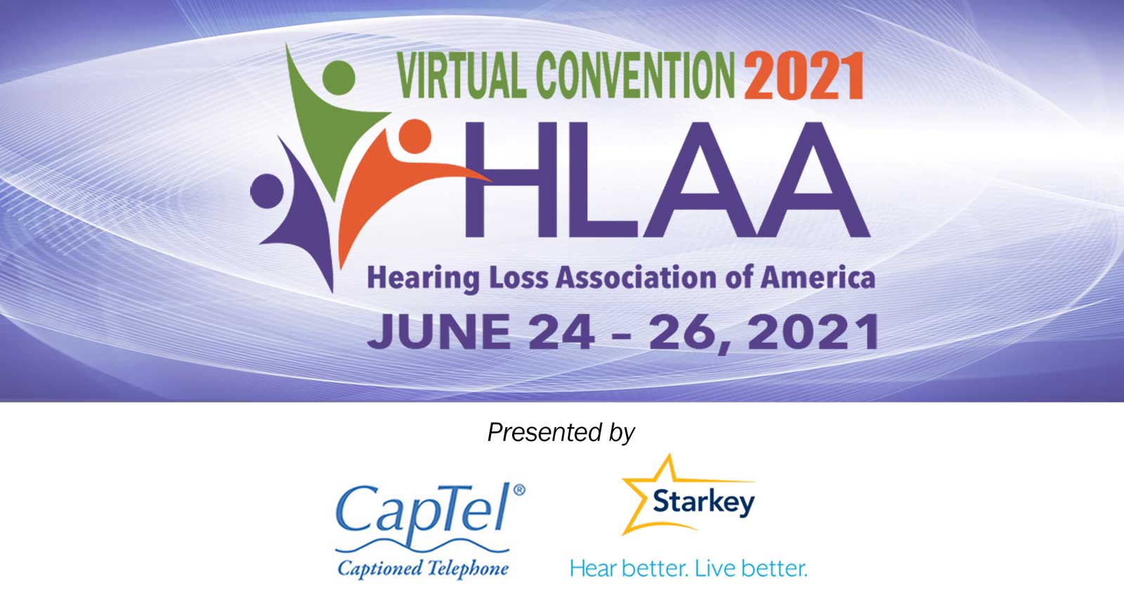Banner for HLAA 2021 Convention