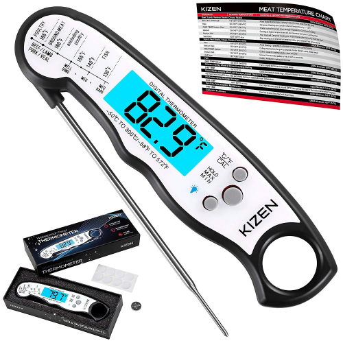 White-Black Meat Thermometer