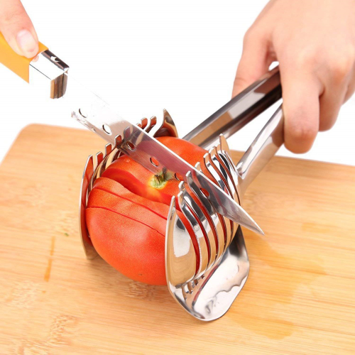 Silver Tomato Slicer