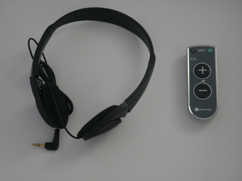 Black-Silver Comfort Duett with Neckloop and Headphones