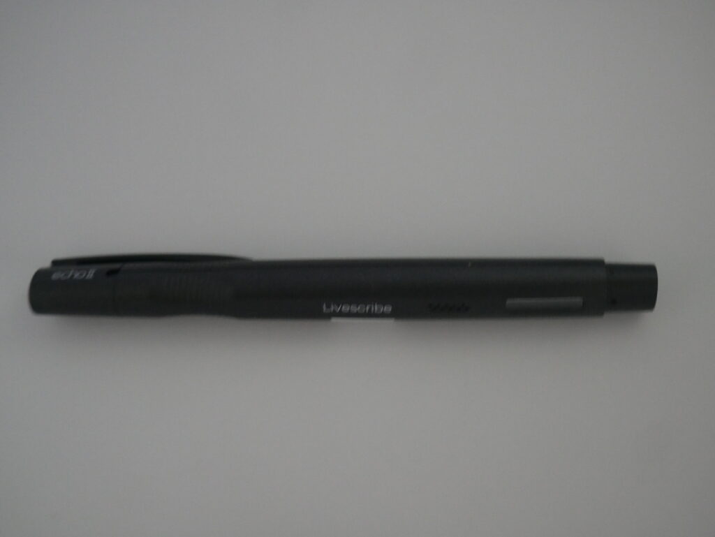 Black LiveScribe Echo 2 Pen