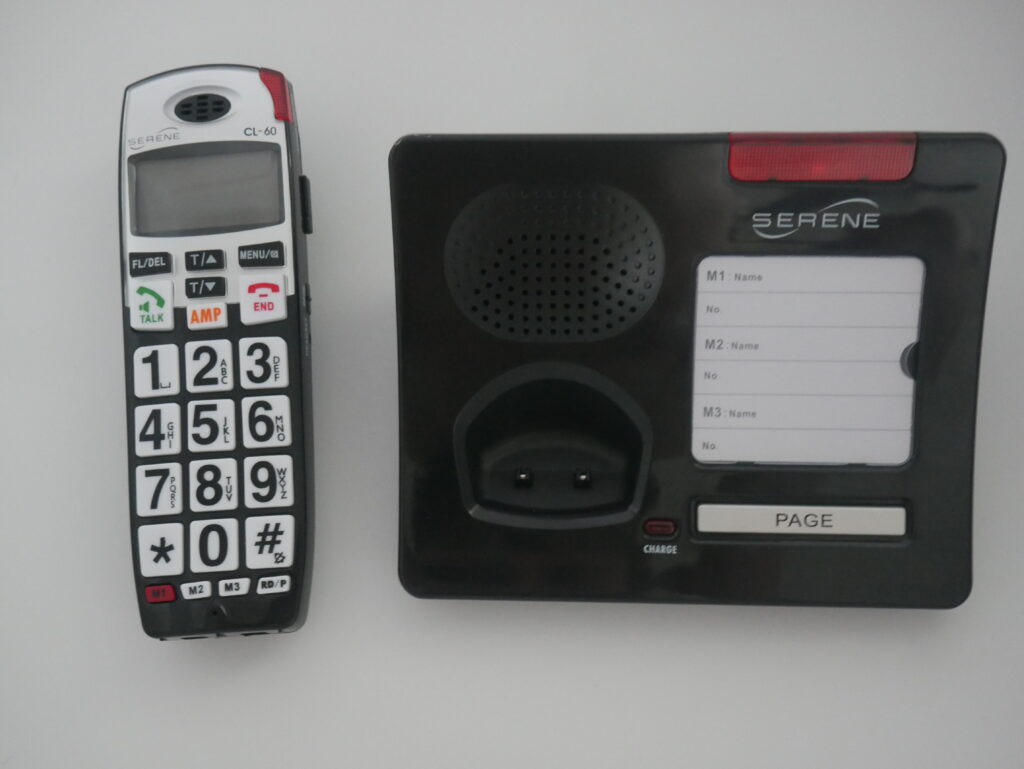 Multicolor Serene Amplified Cordless Phone Model CL-60
