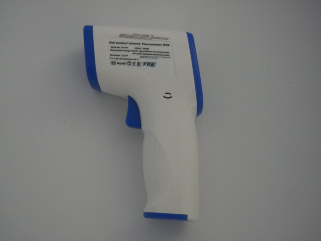 White-Blue Speaking Non-Contact Infrared Thermometer