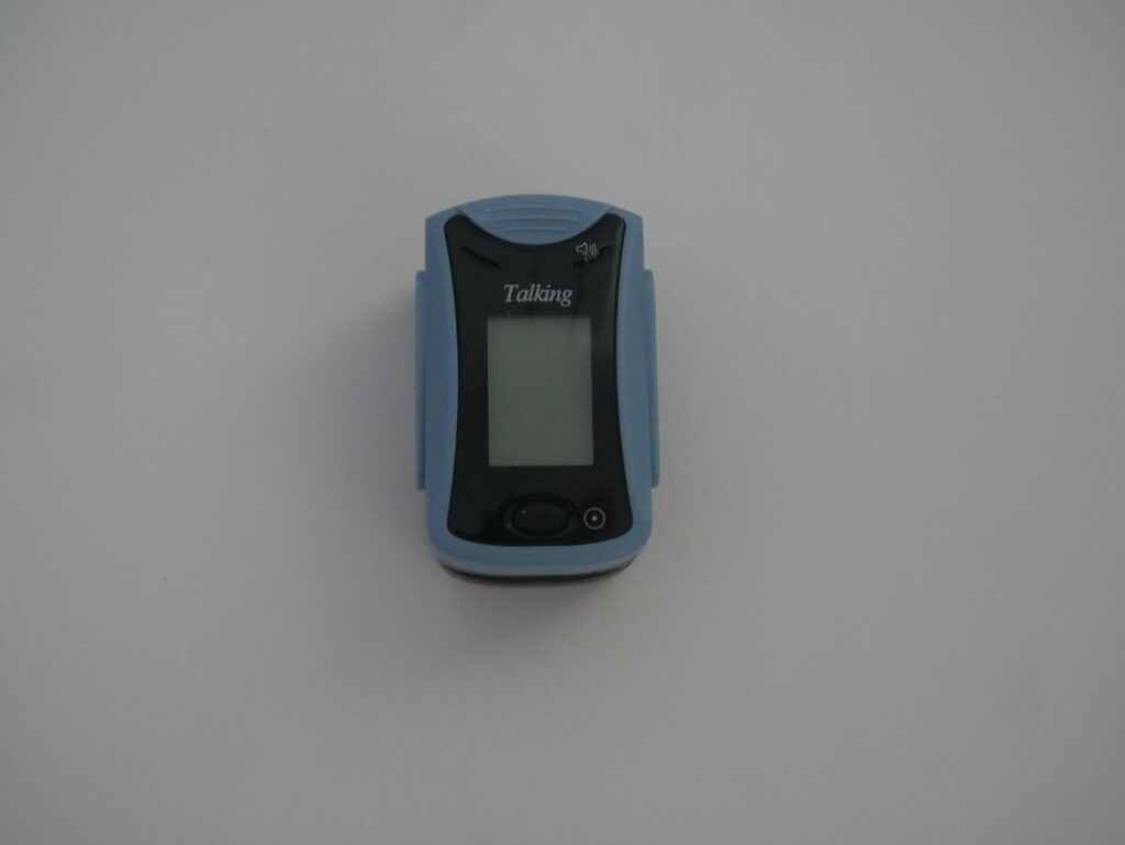 Black-Blue Talking Oximeter