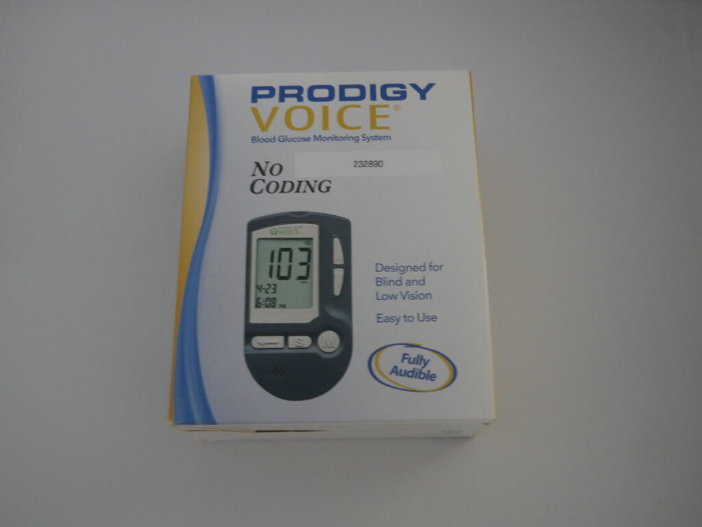 Black-White Voice Blood Glucose Monitoring System